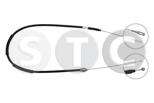 Тросик cтояночный тормоз STC T480552