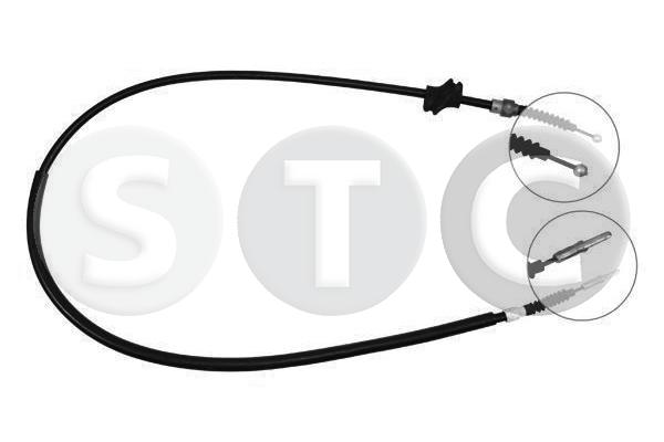 Тросик cтояночный тормоз STC T480563