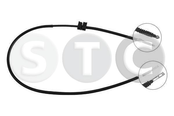 Тросик cтояночный тормоз STC T480588