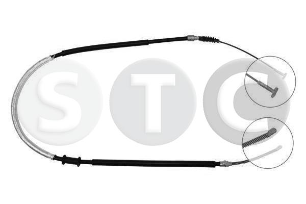 Тросик cтояночный тормоз STC T481303