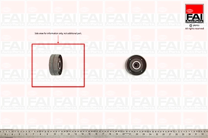 Паразитный / ведущий ролик зубчатый ремень FAI AUTOPARTS T6910