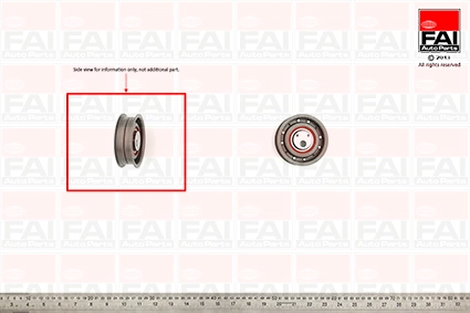 Натяжной ролик ремень грм FAI AUTOPARTS T9243