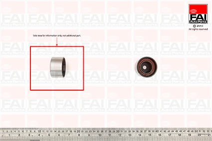 Паразитный / ведущий ролик зубчатый ремень FAI AUTOPARTS T9380