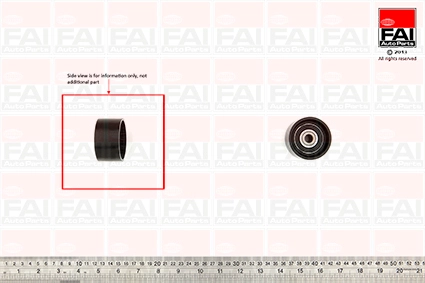 Паразитный / ведущий ролик зубчатый ремень FAI AUTOPARTS T9775