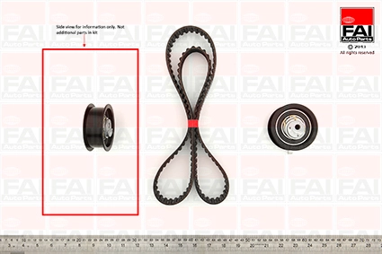 Комплект ремня грм FAI AUTOPARTS TBK96