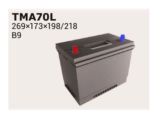 Стартерная аккумуляторная батарея magic asia IPSA TMA70L
