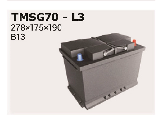Стартерная аккумуляторная батарея stopgo efb IPSA TMSG70