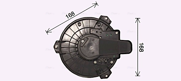 Вентилятор салона AVA QUALITY COOLING TO8751