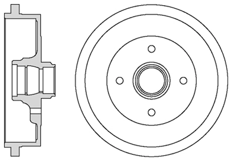 Тормозной барабан MOTAQUIP VBD648