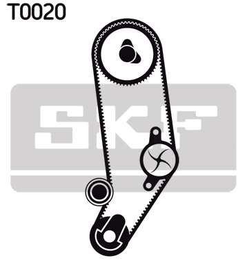 Водяной насос + комплект зубчатого ремня SKF VKMC 01031