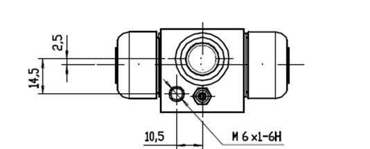 Колесный тормозной цилиндр MOTAQUIP VWC753
