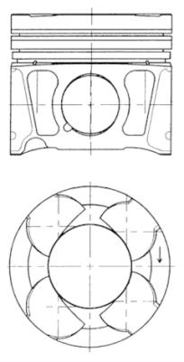 Поршень WILMINK GROUP WG1016761