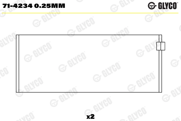 Шатунный подшипник WILMINK GROUP WG1093771