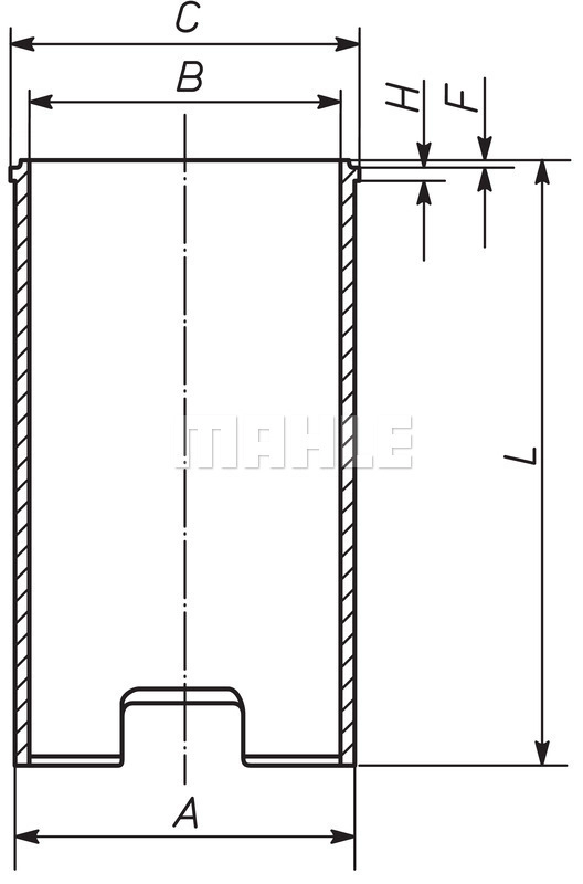 Гильза цилиндра WILMINK GROUP WG1098261