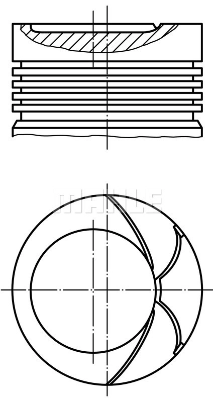 Поршень WILMINK GROUP WG1104484