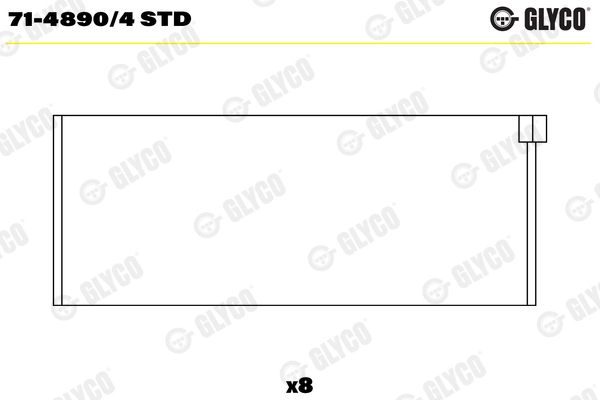 Комплект вкладышей WILMINK GROUP WG1185789