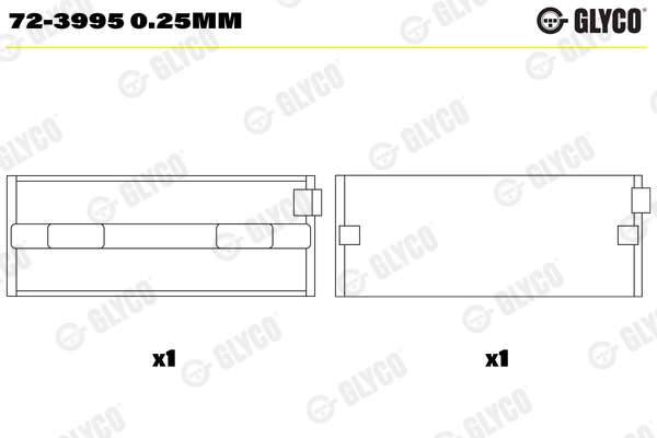 Подшипник коленвала WILMINK GROUP WG1185823