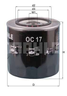 Масляный фильтр WILMINK GROUP WG1217044