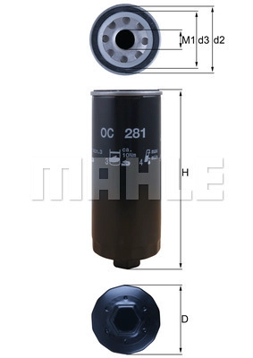 Масляный фильтр WILMINK GROUP WG1217103