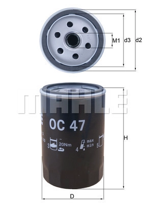 Масляный фильтр WILMINK GROUP WG1217156