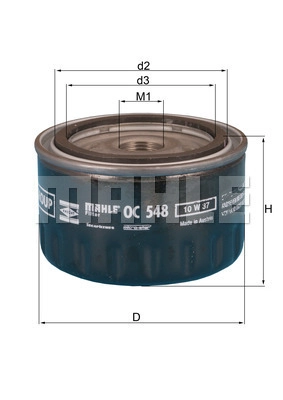 Масляный фильтр WILMINK GROUP WG1217191