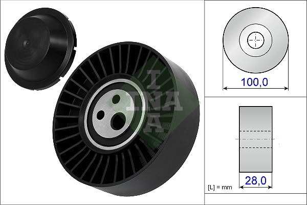 Натяжной ролик поликлиновой ремень WILMINK GROUP WG1252461