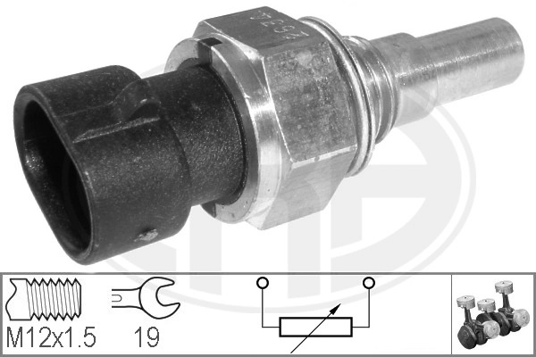 Датчик температура охлаждающей жидкости WILMINK GROUP WG1492410