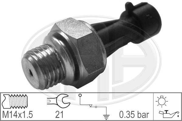 Датчик давления масла WILMINK GROUP WG1492488