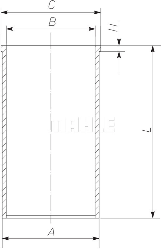 Гильза цилиндра WILMINK GROUP WG1787964