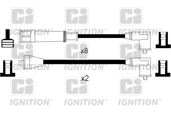 Комплект проводов зажигания ci QUINTON HAZELL XC1033