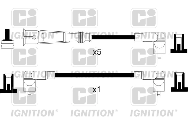 Комплект проводов зажигания ci QUINTON HAZELL XC973