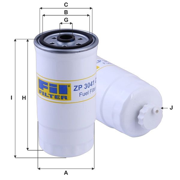 Топливный фильтр FIL FILTER ZP 3041 CF