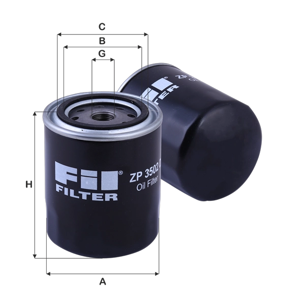 Масляный фильтр FIL FILTER ZP 3502 D