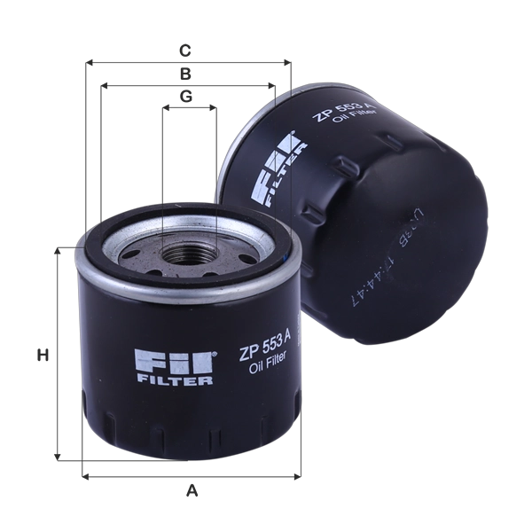 Масляный фильтр FIL FILTER ZP 553 A