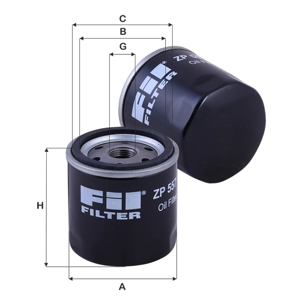 Масляный фильтр FIL FILTER ZP 557 D