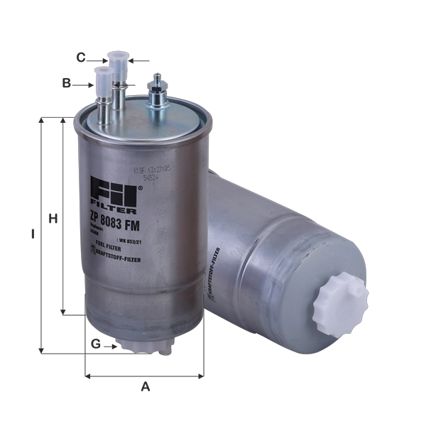Топливный фильтр FIL FILTER ZP 8083 FM