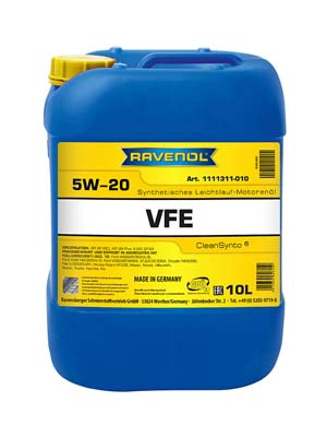 Моторное масло ravenol vfe sae 5w-20 RAVENOL 1111311-010-01-999
