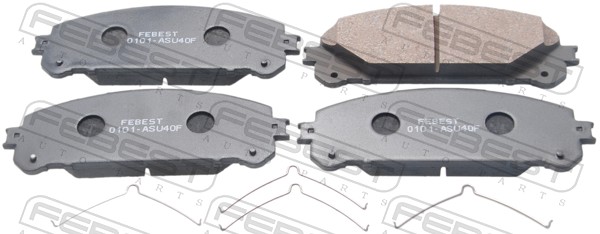 Комплект тормозных колодок дисковый тормоз FEBEST 0101-ASU40F