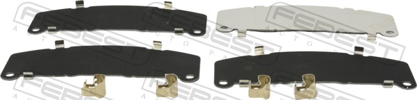 Противоскрипная пластина тормозные колодки(задняя пластина) FEBEST 0103-ASU40F
