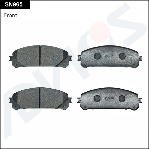 Комплект тормозных колодок дисковый тормоз ADVICS SN965
