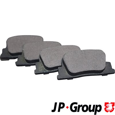 Комплект тормозных колодок дисковый тормоз jp group JP GROUP 4863700610