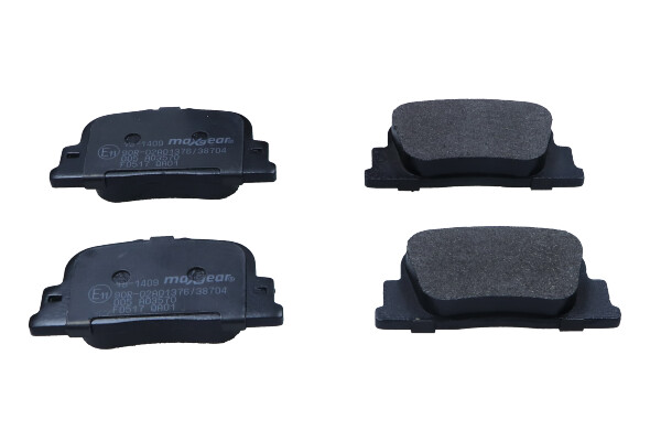 Комплект тормозных колодок дисковый тормоз MAXGEAR 19-1409