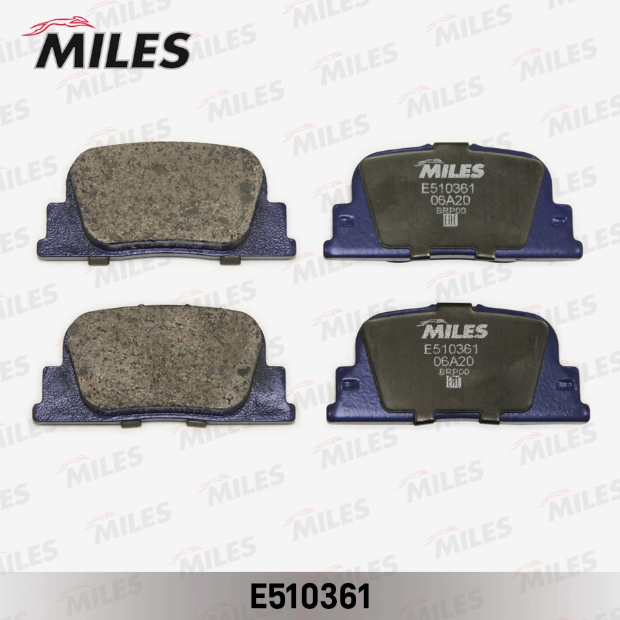 Комплект тормозных колодок дисковый тормоз MILES E510361