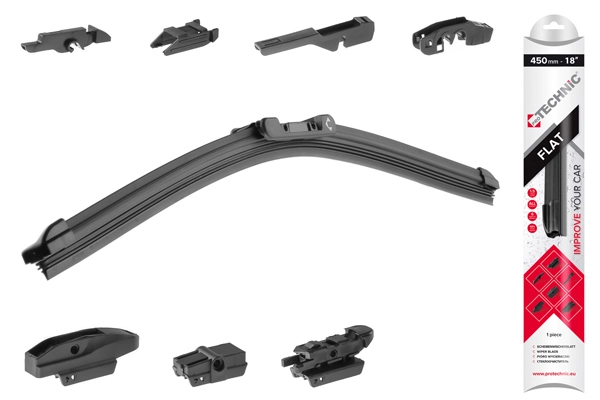 Щетка стеклоочистителя blister (flat) PROTECHNIC PRX450F