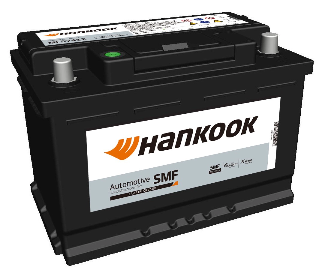 Стартерная аккумуляторная батарея smf HANKOOK MF57412