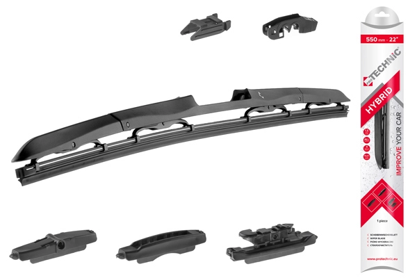 Щетка стеклоочистителя blister (hybrid) PROTECHNIC PRX550H