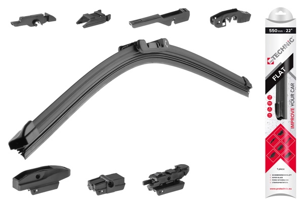 Щетка стеклоочистителя blister (flat) PROTECHNIC PRX550F