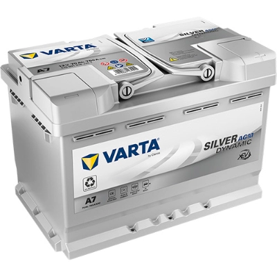 Стартерная аккумуляторная батарея silver dynamic agm VARTA 570901076J382