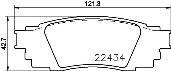 Комплект тормозных колодок дисковый тормоз HELLA/BEHR/PAGID 8DB 355 025-121