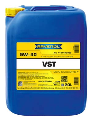 Моторное масло ravenol vst sae 5w-40 RAVENOL 1111136-020-01-999